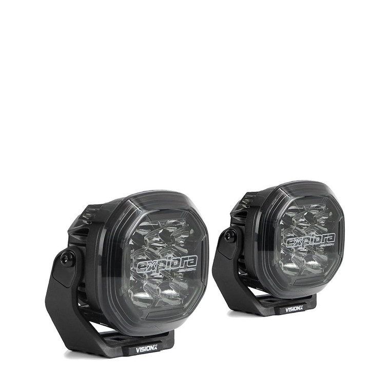 Vision X - Projecta - 4in Explora Driving Light Kit W/ Dualcolor Drl & Wiring Harness - EX-DL12SKIT