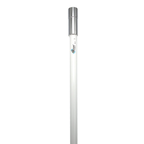 Shakespeare - 6db Quickconnect Vhf Antenna With Chrome Ferrule8ft - QC-8-T