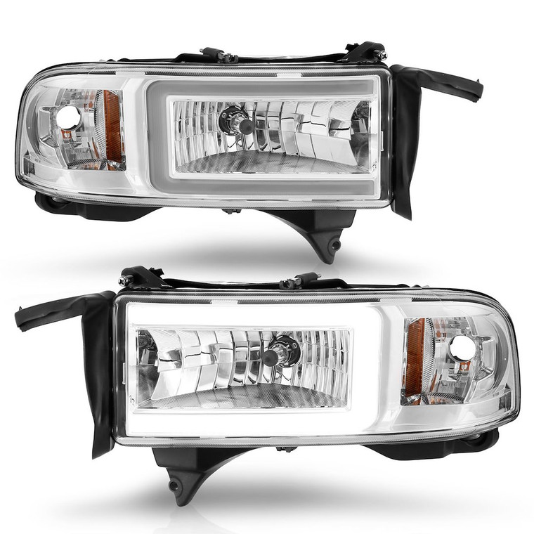 Anzo - Led Crystal Headlight; W/ Light Bar - 111555