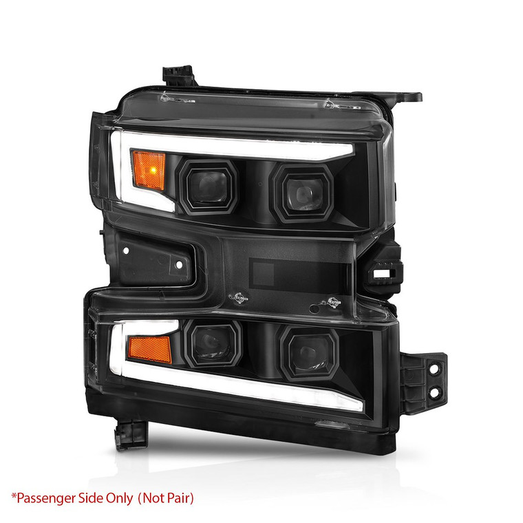 Anzo - Led Projector Headlight; Clear Lens - 111566-R