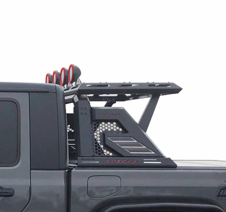 Black Horse - Armour Ii Roll Bar W/basket Kit - AR2-05BA3-PLFR