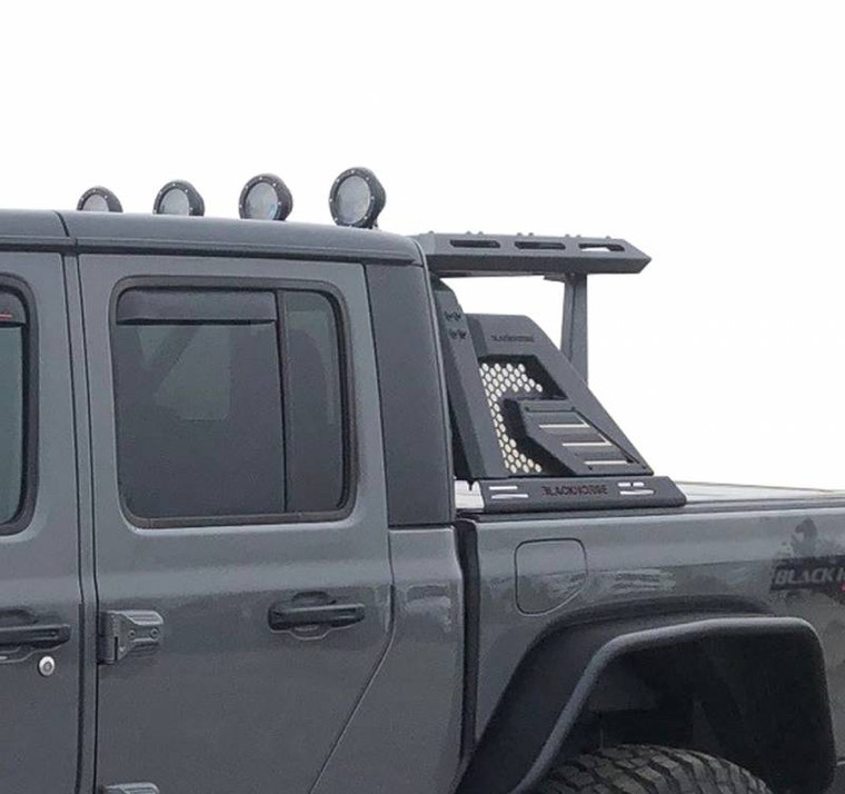 Black Horse - Armour Ii Roll Bar W/basket Kit - AR2-07BA3-PLFB