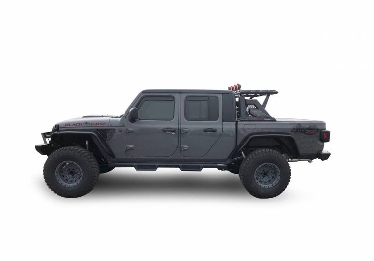 Black Horse - Armour Ii Roll Bar W/basket Kit - AR2-09BA3-PLFR