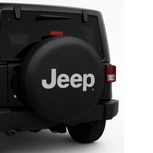 Covercraft - Heavy Duty Jeep Logo Spare Tire Cov - STW1003BK