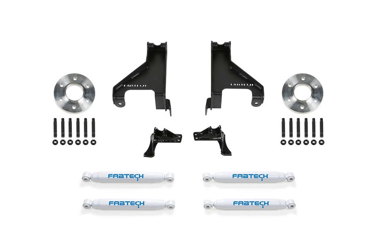 Fabtech - Aux Shock Kit W/ Perf Shks 2015-21 - K9005