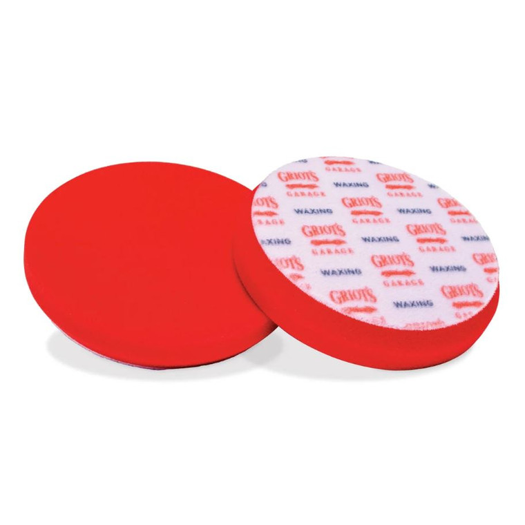 Griots Garag - 6.5' Red Foam Waxing Pads- Set Of 2 - 10624