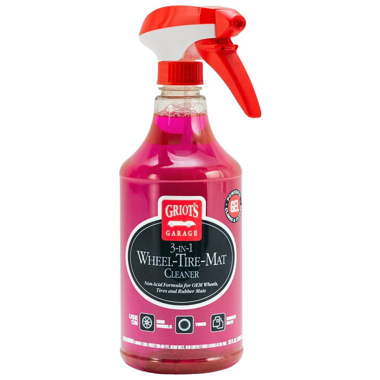Griots Garag - 3-in-1 Wheel-tire-mat Cleaner 25 Oz - 10825
