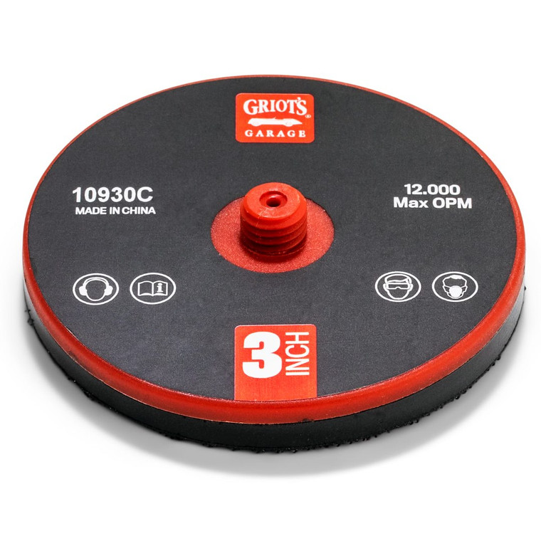 Griots Garag - Boss  Micro 3' Backing Plate - BGMP3