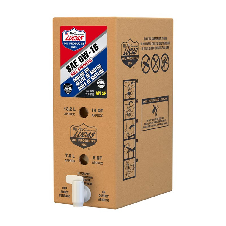 Lucas Oil - Synthetic Sae 0w-16 Motor Oil Api S - 18056