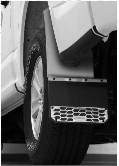 Putco - Mud Skins - Brushed Stainless Steel - 78410