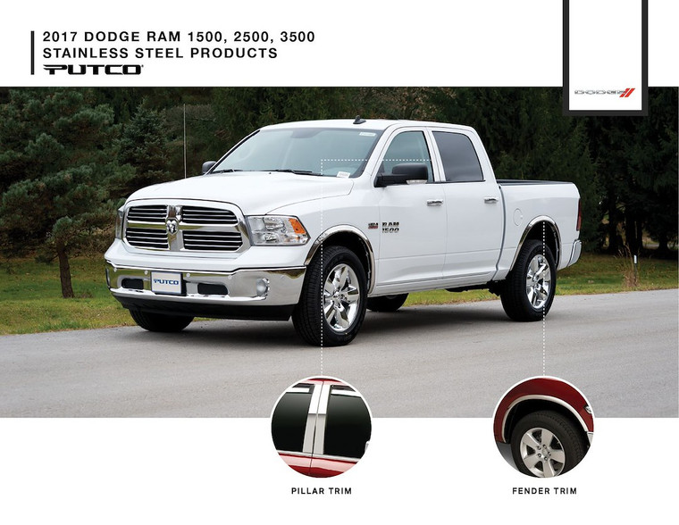 Putco - 17 Ram Stainless Steel Package - DODGE2