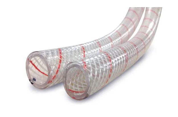 Sierramarine - 3/8' Clr Pvc W/red Tracer 250'-sp - 16-162-0380S