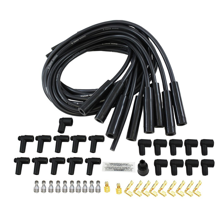 Speedfx - Spark Plg Wires Uni. Fit 8.5 Bk 180 - 3002BK