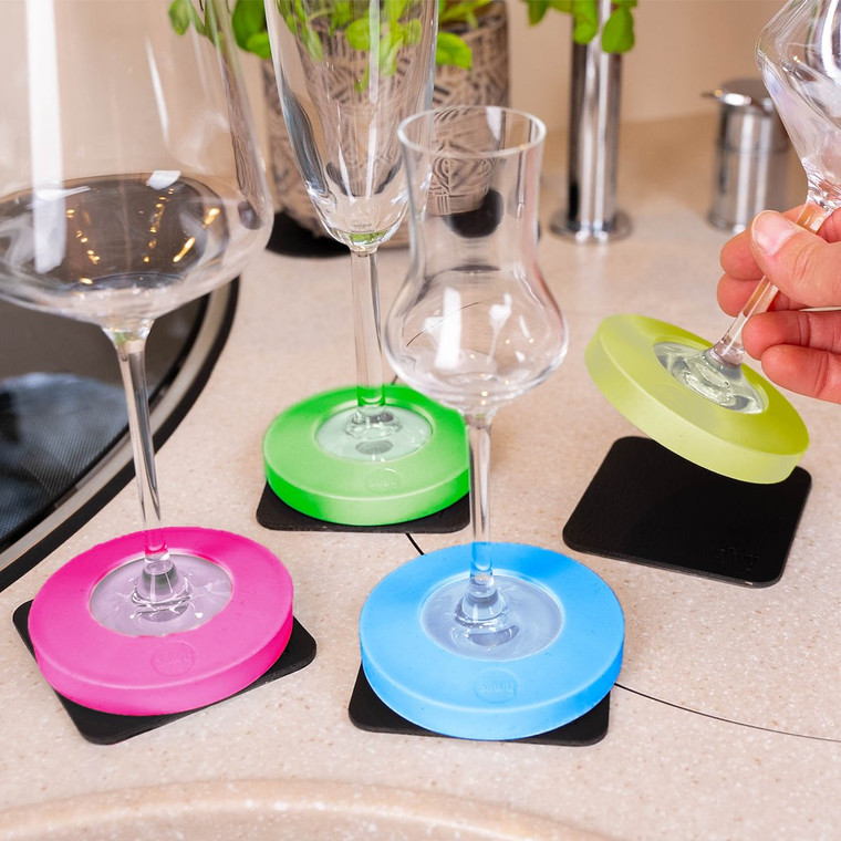 Silwey Magnetic - Stemware Mag Condom Set Rainbow - MKS-CS-6