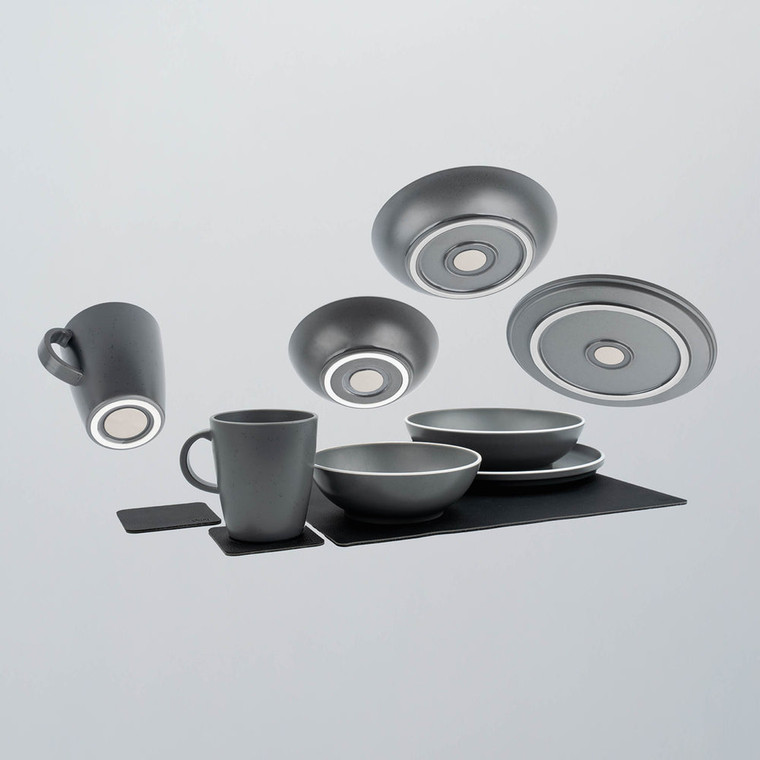 Silwey Magnetic - Tableware Set Gray - SYBR-KGS-11-DG