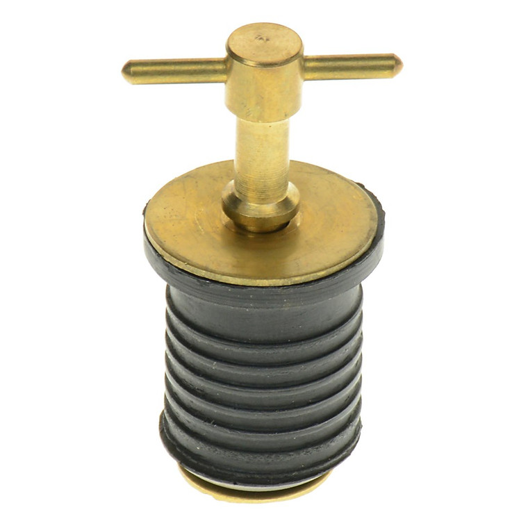 T-h Marine - Twist Drain Plug 1' Brass - BE-PL-54844-DP