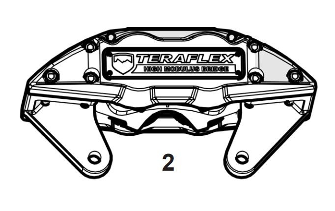 Teraflex - Jl /jk Rear High Modulus Brake Cali - 4403402