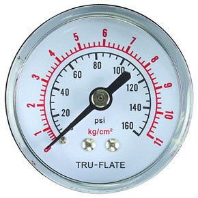 Truflate - Air Line Gauge 0-160 Psi - 24-803