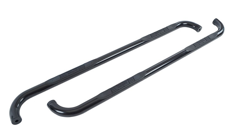 Big Country - 3' Round Side Bars Mild Steel Black - 370451
