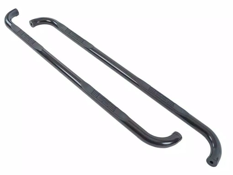 Big Country - 3' Round Side Bars Mild Steel Black - 371761