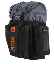 Elby Bikes - Pannier Bag Black W/orange Logo - E08152