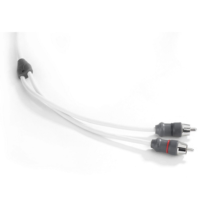JL Audio 010-13554-00 Marine Audio Interconnect 2-channel, 1.5' (XMD-WHTAIC2-1.5) - 010-13554-00