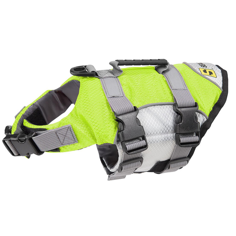 Seachoice 86281 Dog Life Jacket, Color: Green, Size: XS - 86281