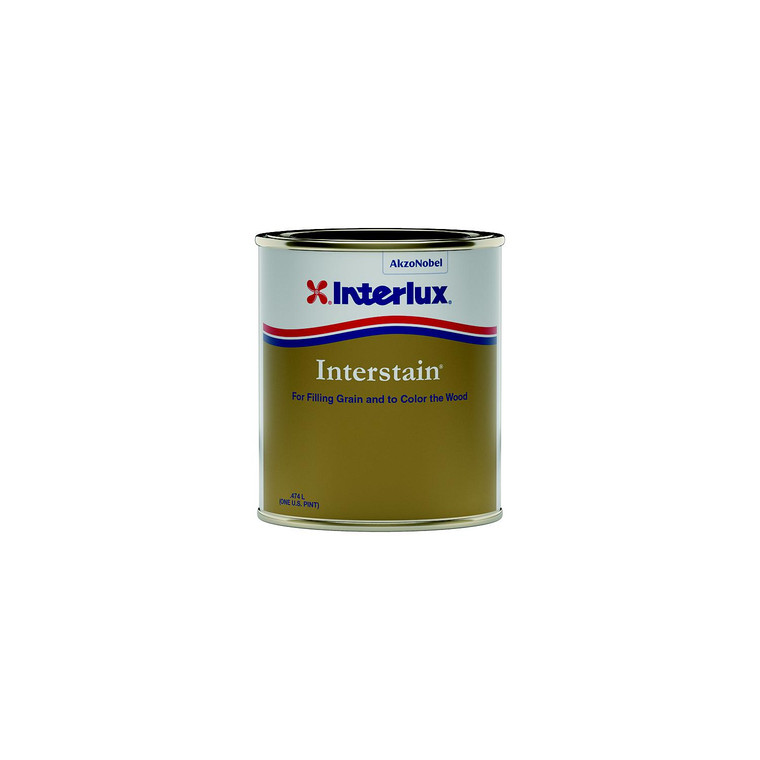 Interlux 573P Interstain Wood Filler, Cc Dark Red Mahogany, Pt., 12/case - Y573/PT