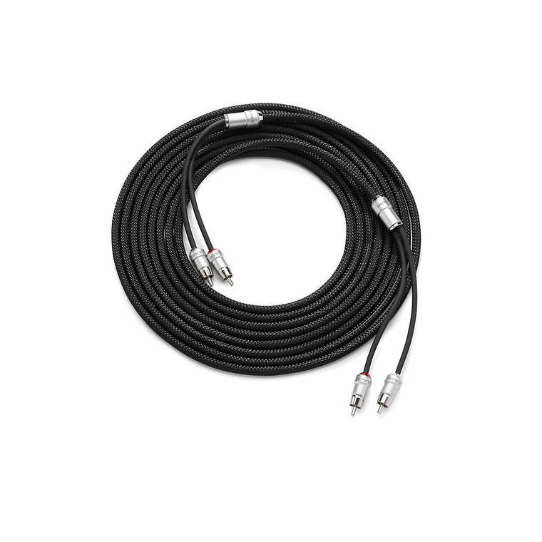 JL Audio 010-13550-00 Premium Audio Interconnect 2-channel, 18' (XE-BLKAIC2-18) - 010-13550-00