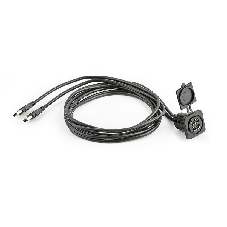 JL Audio 010-13678-00 Panel-Mount Audio Connector
Dual USB Port for Panel-mounting (XMD-USB2X-PNL) - 010-13678-00