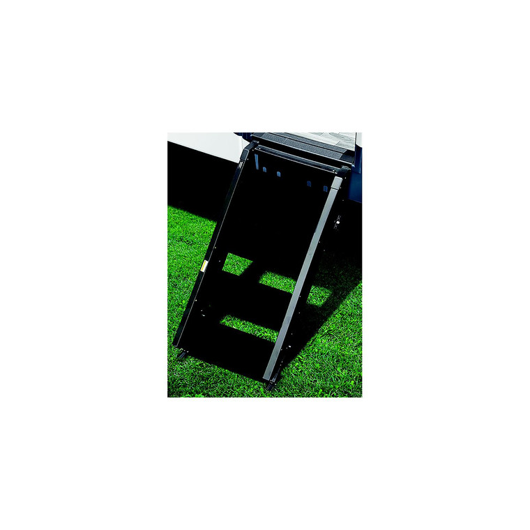 Prest-O-Fit 20536 Trailhead RV 4-Step, 23.5" Step Rug For MORryde Stepabove, Obsidian Black - 2-0536