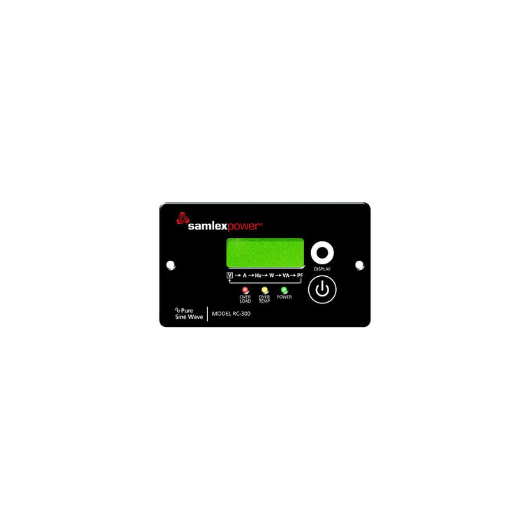 SamlexPower RC-300 Remote Control Panel for PST Series 3,000W Inverters - RC-300