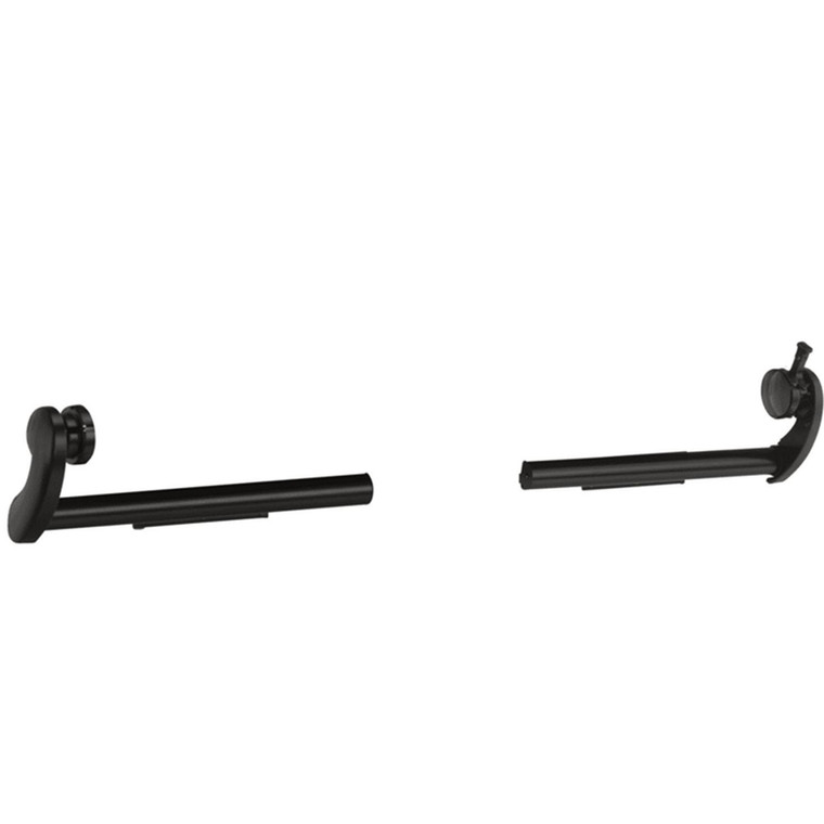 Dometic 9800018401U 18" Extension Bars Tall Wall Brackets, Black - 9108785887