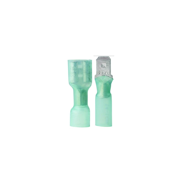 Ancor 327899 Marine Grade Heat Shrink Disconnects, 16-14 Female, Blue, 100/pk - 327899