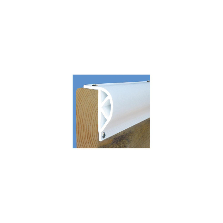 Dock Edge 1210F ProDock Commercial Grade Heavy Slant P Profile, White, 8', 3/pk - DE1210F