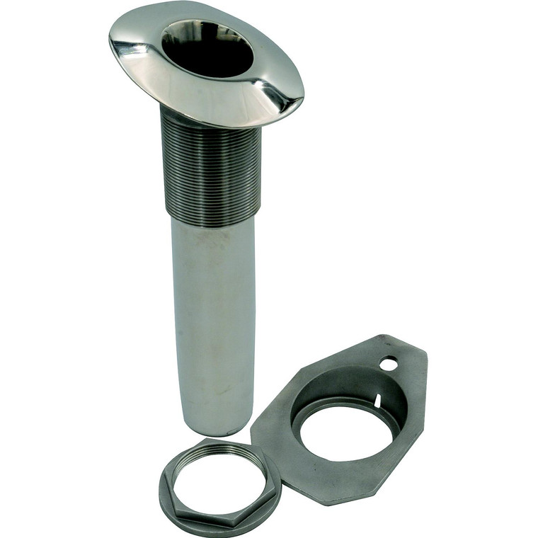 CE Smith 53677C  70 Series Screwless Flush Mount Rod Holder, 15 Degree - 53677C