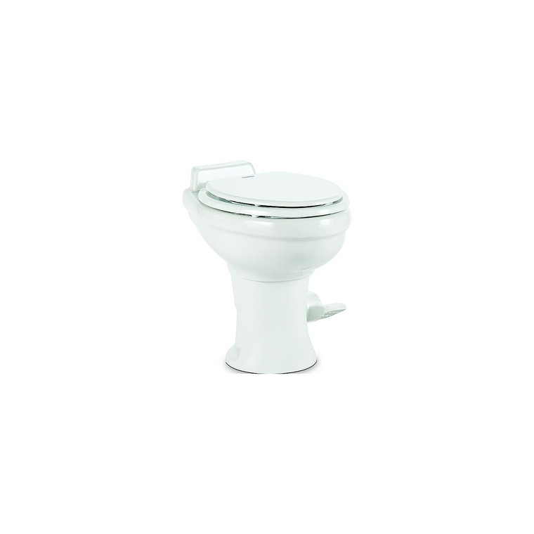 Dometic 320 Series Standard Height Toilet w/o Sprayer, White - 9108781896