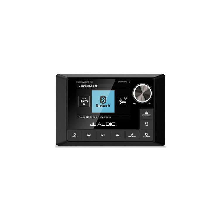 JL Audio 0100385400 MM105 MediaMaster 105 Stereo, Source Unit w/Full-Color LCD Display - 010-03854-00