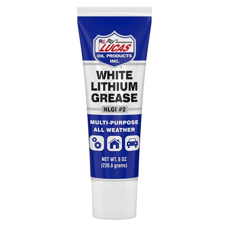 Lucas Oil White Lithium Grease - 8 oz Tube - 10533