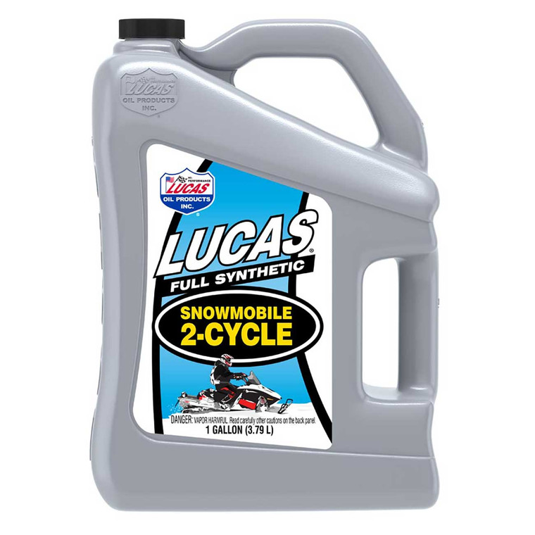 Lucas Oil Synthetic 2-Cycle Snowmobile Oil - 1 Gallon - 10847