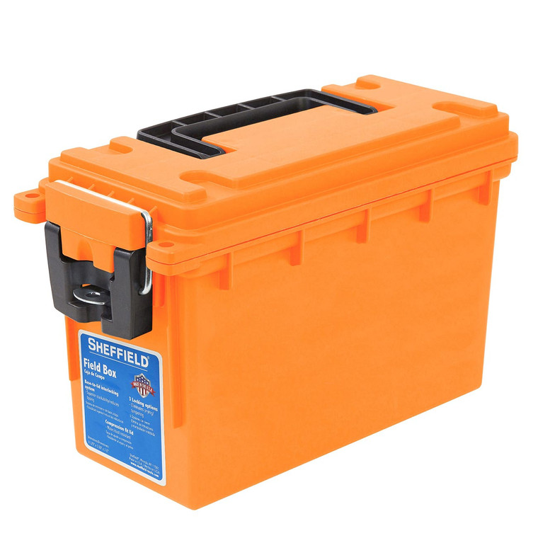 Sheffield Field Box- Safety Orange (Made In U.S.A.) - 12630