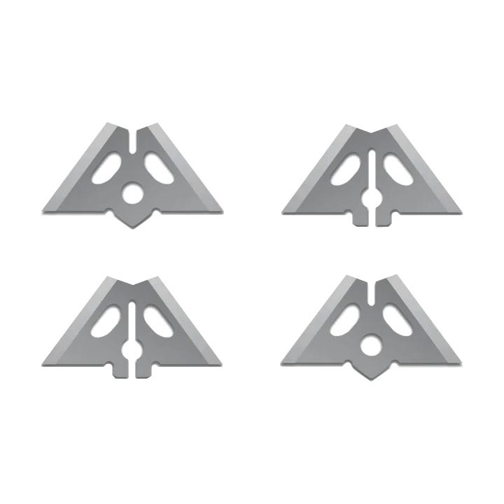 Slick Trick GrizzTrick-2 1" 100/125 Replacement Blades (4 Pack) - 15STXBLS
