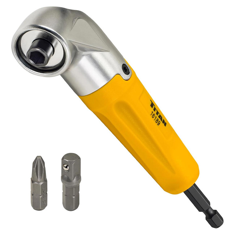 Titan Tools 90 Degree Magnetic Right Angle Drill Attachment - 16189