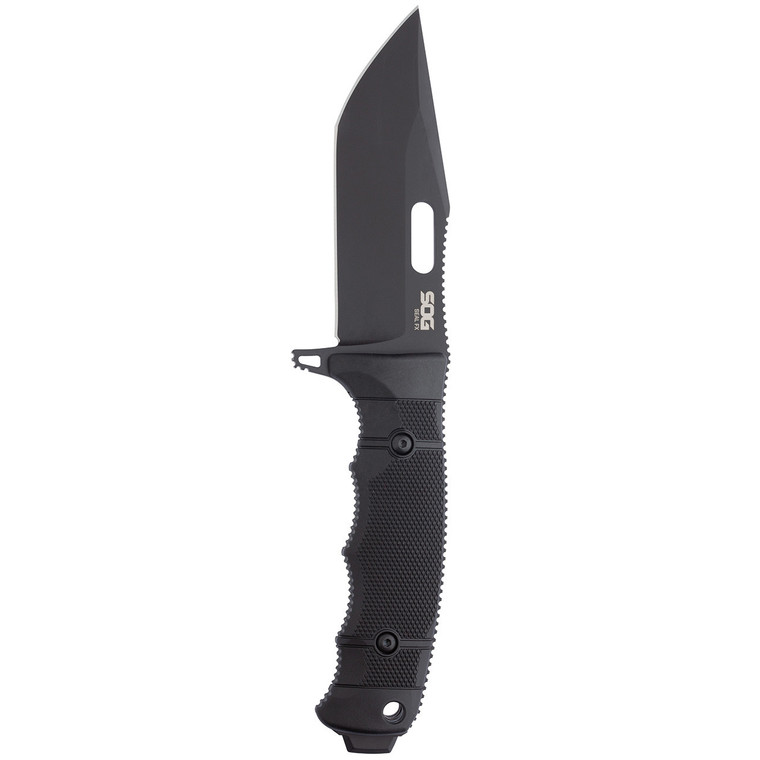 SOG SEAL FX Tanto 4.3" Fixed Blade Knife (Black) - 17-21-02-57