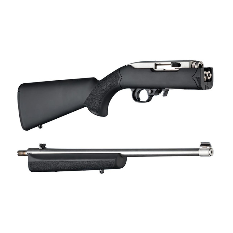 Hogue Ruger 10/22 Takedown Standard Barrel Rubber OverMolded Stock (Black) - 21040