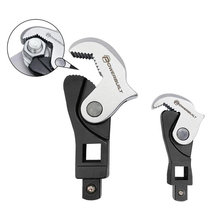 Powerbuilt Spring Crowfoot Wrench Set (2 Piece Set) - 240274