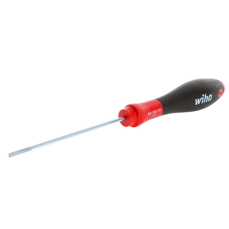 Wiha SoftFinish Slotted Screwdriver 3.0mm x 100mm - 30205