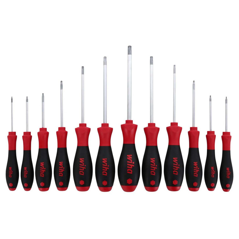 Wiha SoftFinish Cushion Grip Torx Screwdriver Set T5 to T40 (12 Piece Set) - 36267