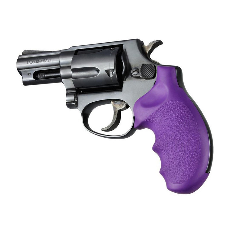 Hogue Taurus Revolvers OverMolded Rubber Monogrip with Finger Grooves (Purple) - 67006