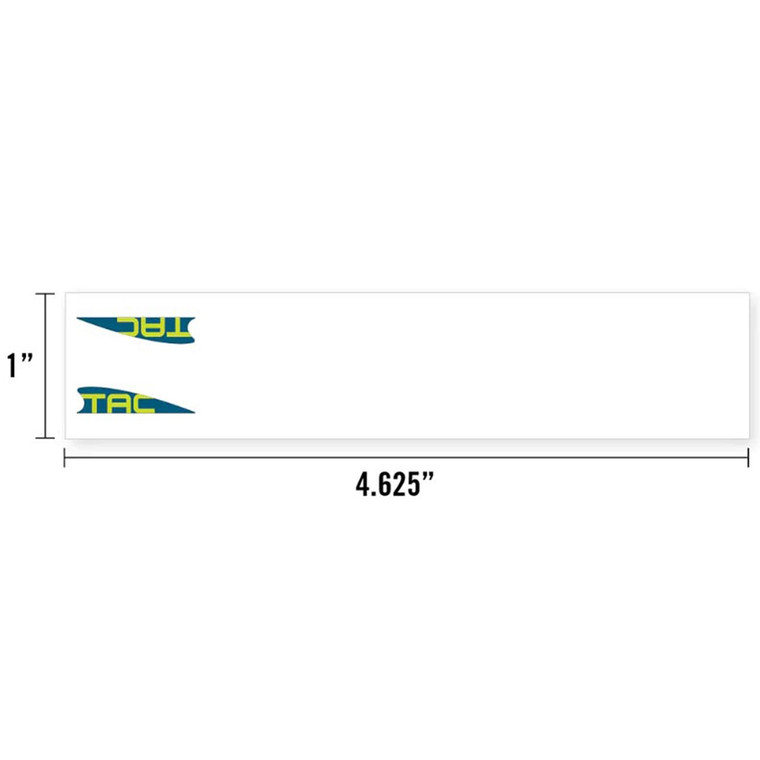 Tac Vanes 4.625" Standard Arrow Wraps - White (13 pack) - 80TAC-0135108-1146